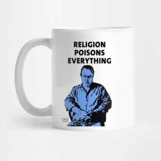 Christopher Hitchens white background Mug